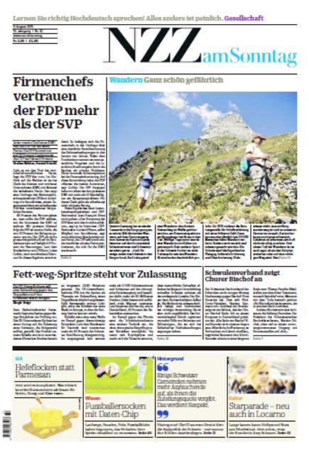 e-paper: NZZ am Sonntag e-paper: NZZ am Sonntag