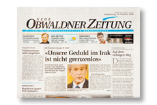 e-paper: Neue Obwaldner Zeitung